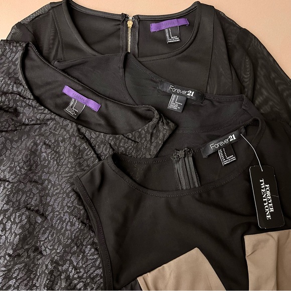 Size Small Lot of Forever 21 Bodycon Mini Dresses - Picture 2 of 11